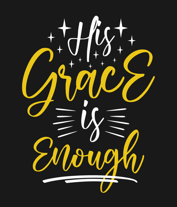 His Grace is Enough Tee - Image 2