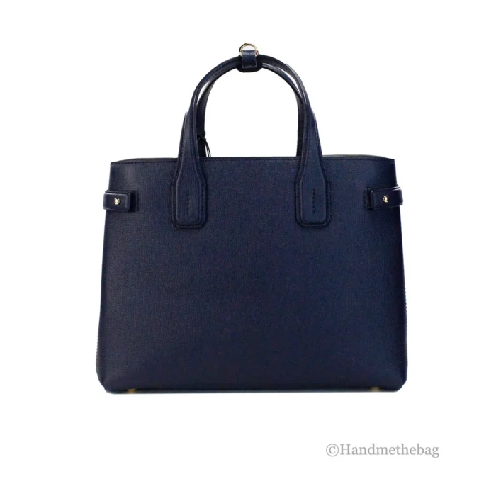 Burberry Banner Medium Regency Blue Leather Tote Bag - Image 2