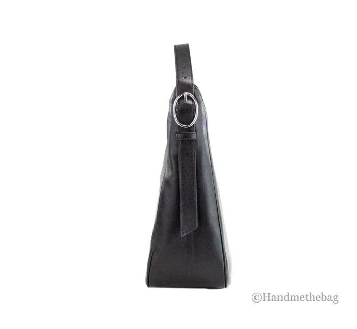 Marc Jacobs Tempo Large Black Leather Hobo Shoulder Bag - Image 3